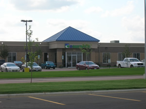 Photograph of the Esurance company building in Sioux Falls, SD